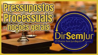 Pressupostos Processuais  noções gerais Novo CPC [upl. by Suilenrac769]