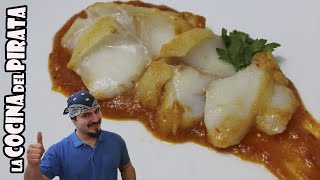 Bacalao con Tomate Skrei  Receta Fácil y Riquisima [upl. by Therron]