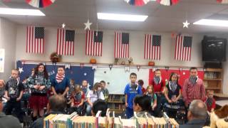 2014 Deckerville 4th Grade Veterans Day Program [upl. by Rramo]