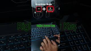 How to change Keyboard Color Mode in Asus Tuf F15 tufgaming trending shorts pc tuf gaming [upl. by Arundel343]