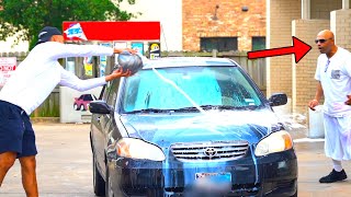 STEALING EXOTIC CARS PRANK [upl. by Eglanteen]