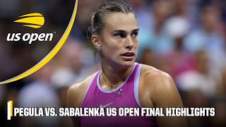 Jessica Pegula vs Aryna Sabalenka FULL MATCH HIGHLIGHTS 🎾  2024 US Open [upl. by Adnauqaj]