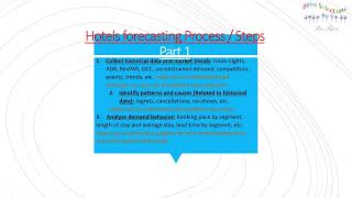 How to create a hotel forecasting  the process and steps to create your hotel forecasting [upl. by Francklyn427]