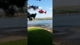 Hollingworth Lake near Littleborough in Lancashire Rescue helicopter 2017 [upl. by Ebbie830]