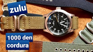 NEW 1000 Den CORDURA Zulu Watch Straps  EDC GUNNER [upl. by Beret]