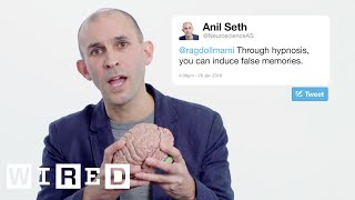 Neuroscientist Anil Seth Answers Neuroscience Questions From Twitter  Tech Support  WIRED [upl. by Garmaise]