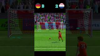 Germany vs Netherlands Best penalty match highlights efootballmobile efootballpes efootball2024 [upl. by Adiana]