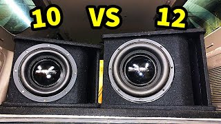 10quot VS 12quot SUBWOOFER  MYTH BUSTED [upl. by Howey]