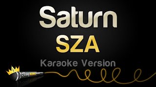 SZA  Saturn Karaoke Version [upl. by Karyn]