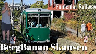 Bergbanan Skansen Funicular Railway Stockholm [upl. by Aciemaj]