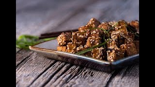 Miso Tofu Bites Recipe [upl. by Ailuj]