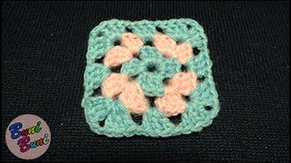 CROSETAT  Patratul bunicii  model simpluGranny square [upl. by Aneert]