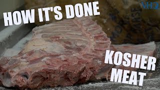 Kosher Meat DeVeining Salting and Soaking [upl. by Miza]