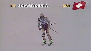 Vreni Schneider wins slalom Narvik 1992 [upl. by Eojyllib]