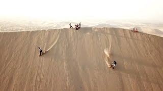 Sandboarding the Peruvian Sand Dunes of Huacachina [upl. by Xam182]