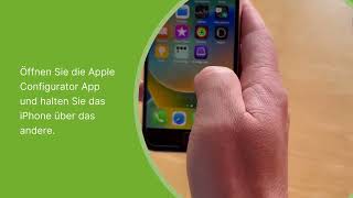 So fügen Sie ein iPhone per Apple Configurator für iPhone im Apple Business Manager hinzu [upl. by Mauceri]