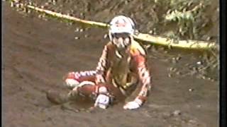 Thorpeys crash Hawkstone 500 GP 86 [upl. by Rihat]