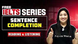 Sentence Completion  Prediction amp Live Exercise Solving L  IELTS Reading  Free IELTS Series [upl. by Lalla]