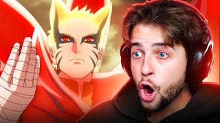 BARYON MODE NARUTO VS ISSHIKI Boruto Episode 217 Reaction [upl. by Llehsyt192]