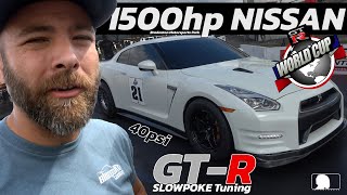 1500hp GTR Slowpoke Tuning  GTR World Cup [upl. by Nodlew870]