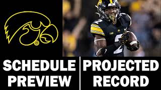 Iowa Football 2024 Schedule Preview amp Record Projection [upl. by Ataynik]