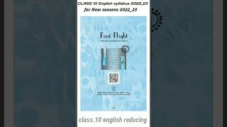 Class 10 English Syllabus 202223  CBSE Pattern and Syllabus Overview [upl. by Nyrac]