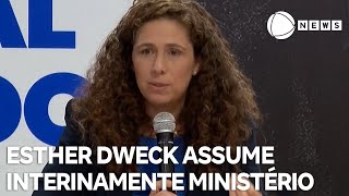 Esther Dweck assume interinamente ministério dos Direitos Humanos [upl. by Kelby]