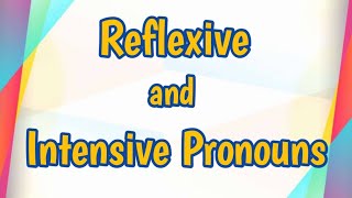 Reflexive Pronouns and Intensive Pronouns with Activity [upl. by Ariaet]