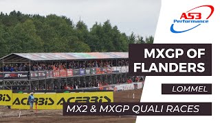 2023 MXGP of Flanders Lommel MX2 amp MXGP Qualifying Race [upl. by Hafirahs316]