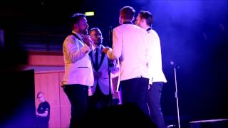 ブルームーン The Overtones  Blue Moonアカペラacapella  Manchesterマンチェスター  20150629 [upl. by Adnuhsal]