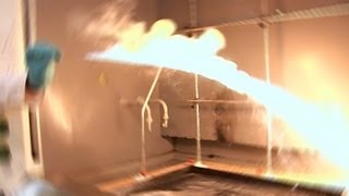 Diethyl Zinc Ignites in Air reaction only [upl. by Sunev]