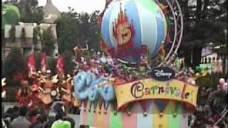 Disney Carnival ― Tokyo Disneyland 15th Anniversary 011999 [upl. by Oicirtap]