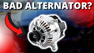 SYMPTOMS OF A BAD ALTERNATOR [upl. by Sedgewick]