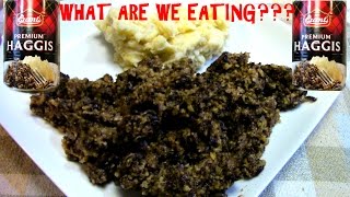 Scottish Haggis IN A CAN  WHAT ARE WE EATING  The Wolfe Pit [upl. by Mauretta]