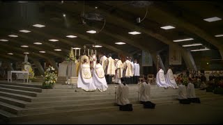 Messe du Christ Roi en la Basilique Saint Pie X LOURDES [upl. by Rosella]