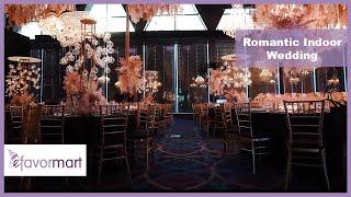 Romantic Indoor Wedding  Shop The Look  eFavormartcom [upl. by Nnylarej]