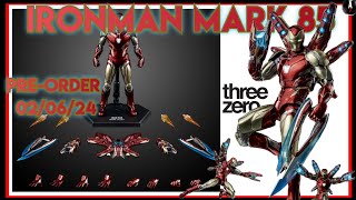 Threezero Marvel Studios DLX IRON MAN MARK 85 Infinity Saga Action FigureRevealed [upl. by Compte]