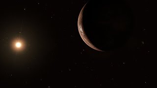 Artist’s impression of Barnard’s Star and its superEarth [upl. by Aubin]