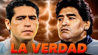 La HISTORIA COMPLETA de la PELEA entre MARADONA y RIQUELME [upl. by Redlac626]