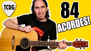 ¡Aprende 84 Acordes Para Guitarra En 1 Solo Video TCDG [upl. by Frederigo]