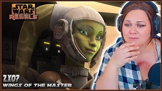 Star Wars Rebels REACTION 2X7 Wings of the Master FIRST TIME WATCHING [upl. by Christean797]