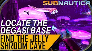 SUBNAUTICA  How To Find The Jellyshroom Cave  Easily Find The Degasi Base [upl. by Amitarp323]