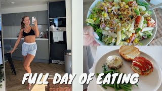 FULL DAY OF EATING  Half marathon training  Reverse Dieting [upl. by Diao860]