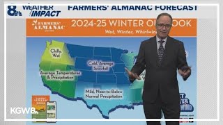 Farmers Almanac What it forecasts for 20242025 winter [upl. by Vahe]