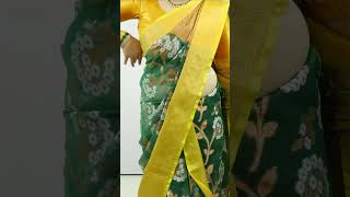 Saree draping tutorial for beginners  Latest saree draping step by step  Sari wear [upl. by Llednahs]