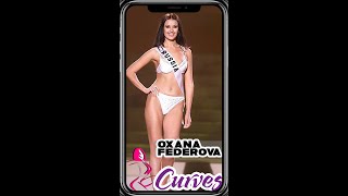 Oxana Federova  Ms Universe 2002 Perfect Curve 1010 Shorts [upl. by Dorin]