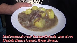 266 Hohensaatener Sauerfleisch aus dem Dutch Oven nach Oma Erna  Klassiker aus der DDR [upl. by Silverman]