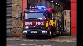 Reserve Dockhead Dual Pump Ladder Turnout  London Fire Brigade [upl. by Prober358]