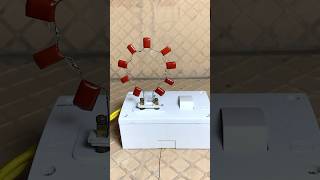 Ceramic Capacitor vs 220V Electricity experiment electrical [upl. by Annmaria794]