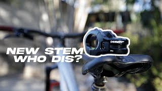 INSTALLING A NEW MTB STEM  DMR Defy50 [upl. by Alauqahs]